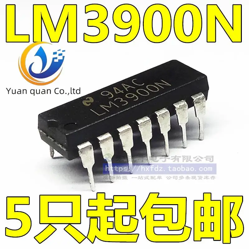 

30pcs original new LM3900N LM3900 DIP14 amplifier