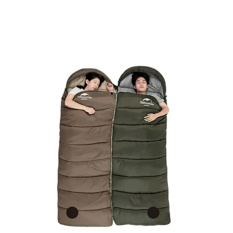 

Спальный мешок для кемпинга из новой серии 2022, ультралегкий портативный спальный мешок-конверт, сохраняющий тепло, 3 сезона, хлопковый пуховой спальный мешок для путешествий