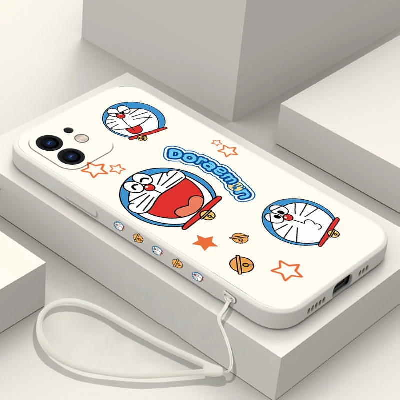 

Doraemon Lanyard Phone Case For OPPO Realme 8 7 7i 6i 6 Pro C1 C11 C12 C15 C20 C21Y C25 C25S RENO 2 3 4 4G FIND X3 LITE Cover