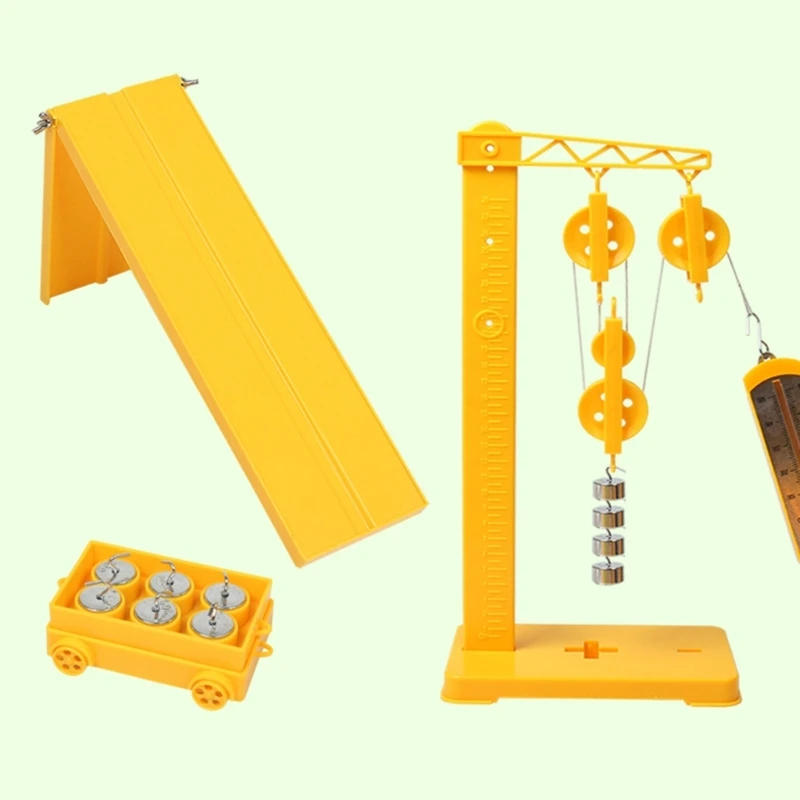 Набор экспериментов по механике трения шкивов и рычагов для детей 8+ учебные