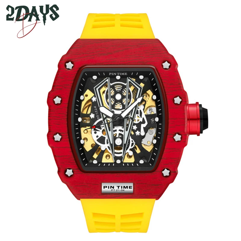 Мужские механические часы-скелетоны в стиле стимпанк | Наручные часы