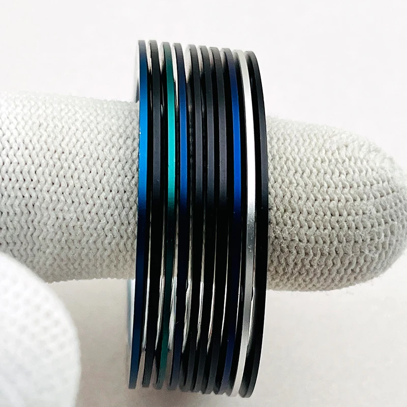 Mod 41mm Metal Watch Bezel Insert Ring Inner Diameter 32mm Fits Seiko Prospex Series New Samurai Men's Watch Cases Repair Parts