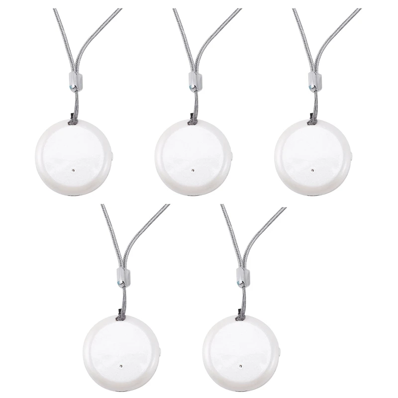 

5X Personal Wearable Air Purifier Necklace Mini Portable Air Freshner Ionizer Negative Ion Generator White