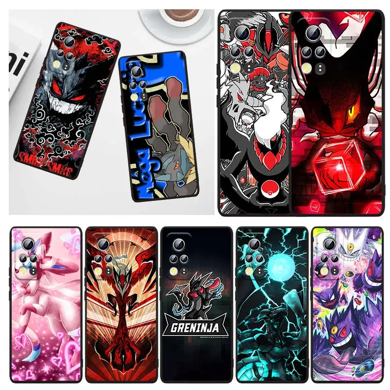 Чехол для телефона Pikachu Baby чехол Honor 60 50 30 30i 30S V30 X30i X20 10X X10 Play 5T Pro Plus Lite SE цвет черный