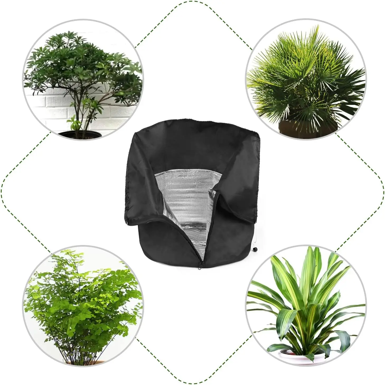 Многоразовые Зимние Защитные Сумки Для Корней Деревьев