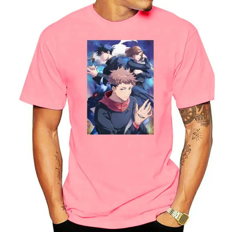 

2022 jujutsu kaisen T Shirt Men Kawaii Tops Cartoon T-shirt Karate Graphic Tees Fashion Tee Shirt Unisex Harajuku Shirt Male