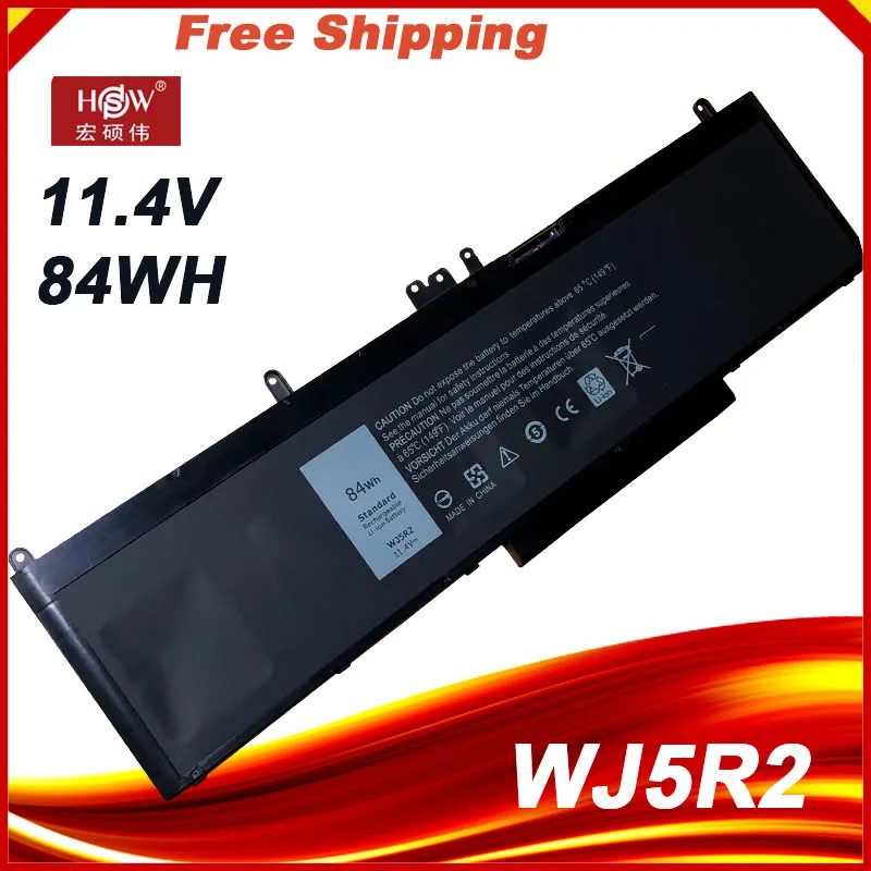 

11.4V 84WH WJ5R2 Laptop Battery For Dell Precision 15 3510 M3510 WJ5R2 4F5YV