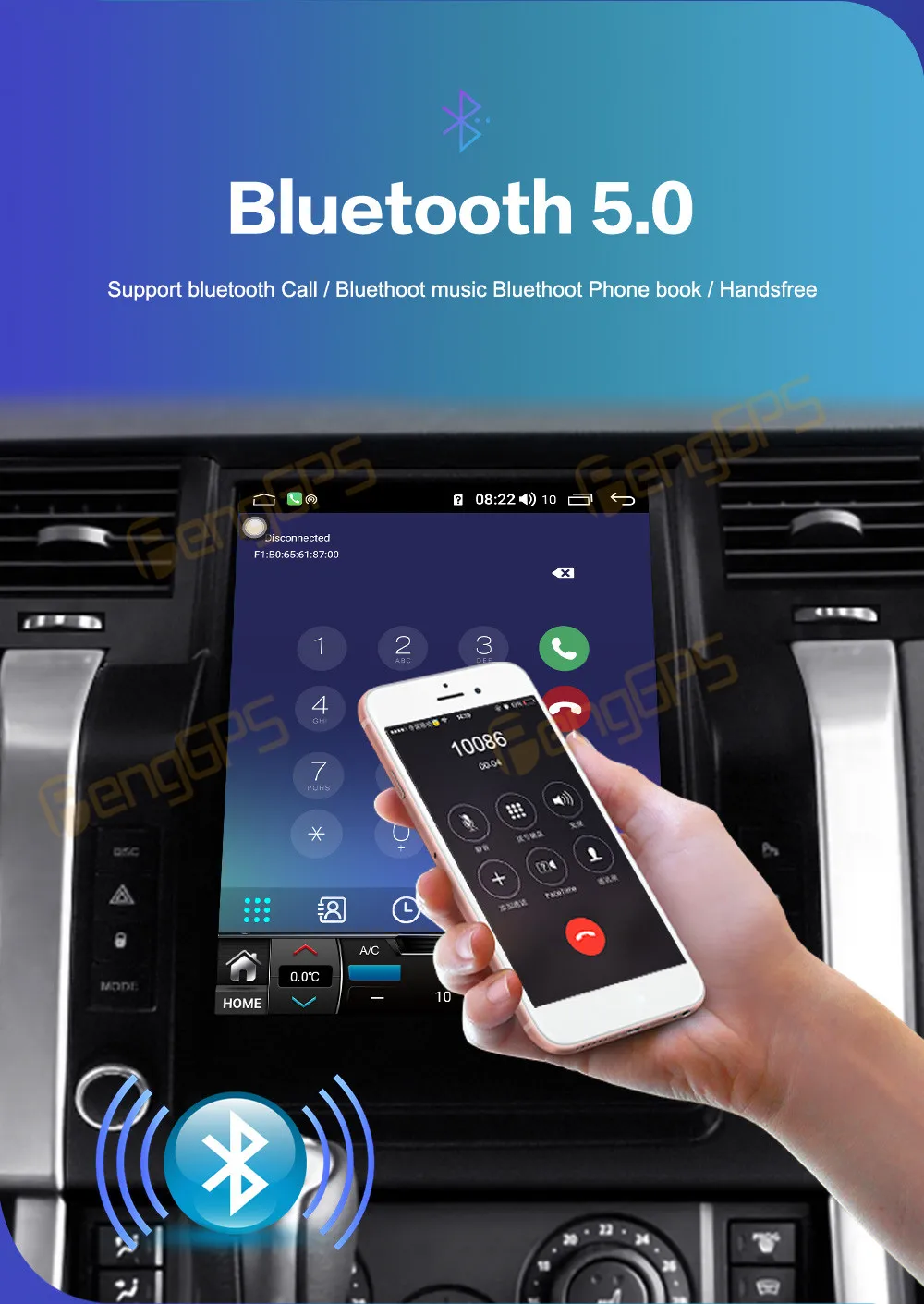 Автомагнитола для Land Rover Range Sport 2005 - 2009 Android стереоприемник с RHD-экраном Авторадио