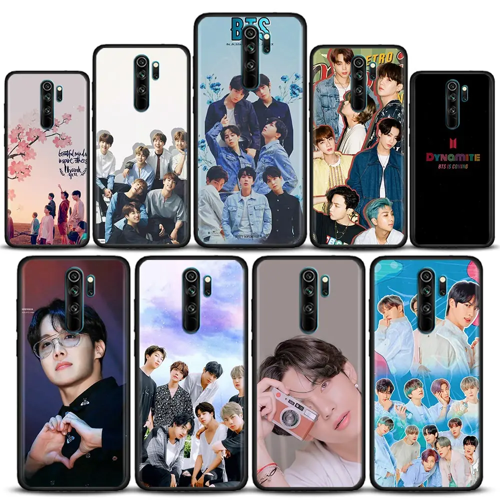 

Phone Case for Redmi 6 6A 7 7A Note 7 8 8A Pro 8T Case Note 9 9S Pro 4G 9T Soft Silicone Cover Dynamite Kpop Boys