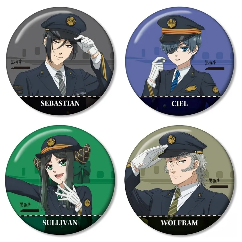 Фото Брошь Black Butler Emerald Witch Arc, броши для женщин, украшения Herr Wolfram Cos, аксессуары Sieglinde Sullivan №1