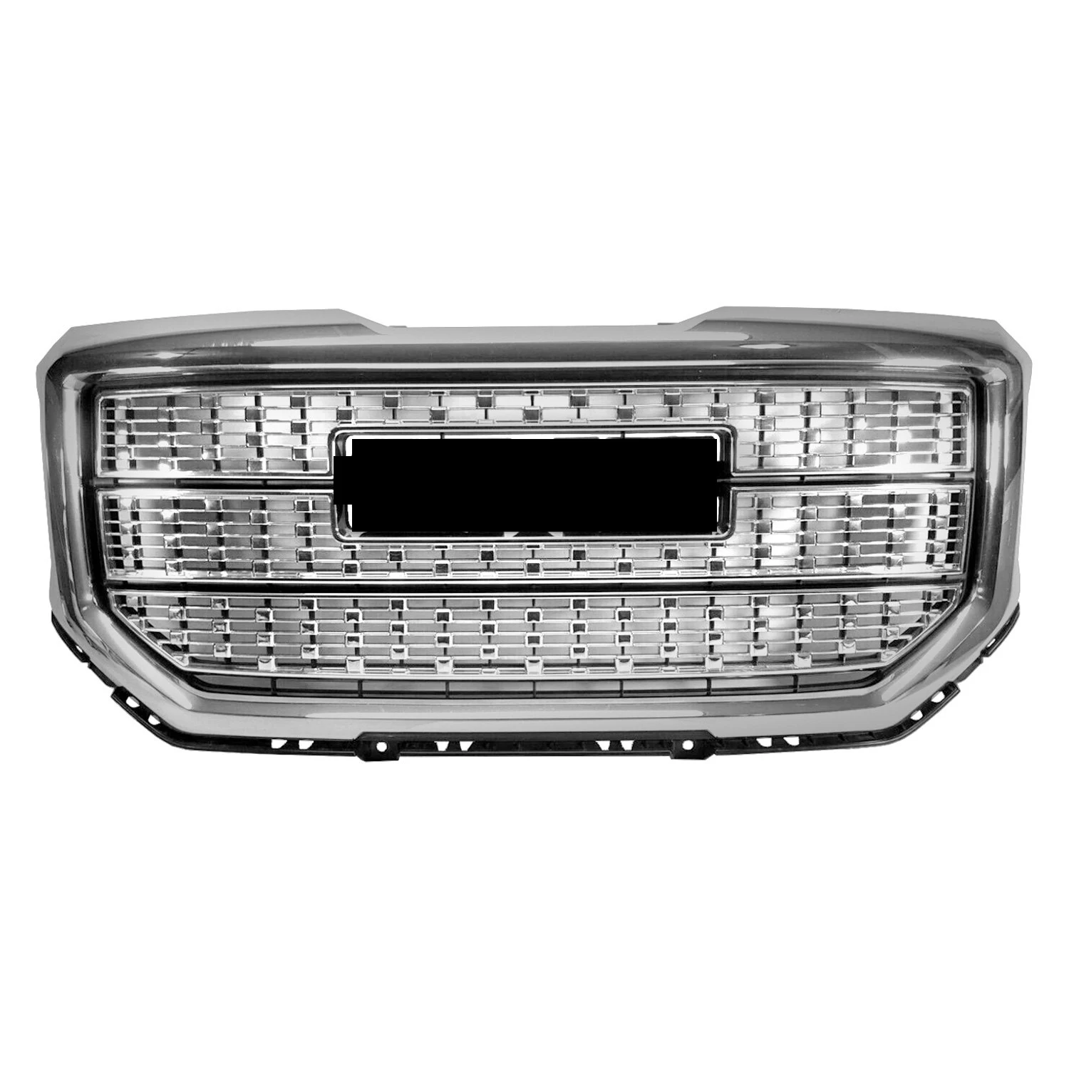 Решетка переднего бампера для 2016 2017 2018 GMC Sierra 1500 Denali Chrome автоаксессуары гриль GM