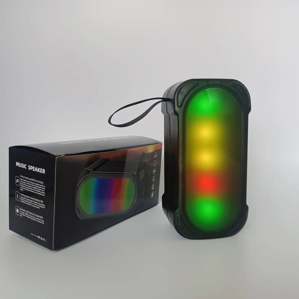 

Portable Outdoor Desktop Speaker Card U Disk RGB Lights for JBL Bluetooth Audio