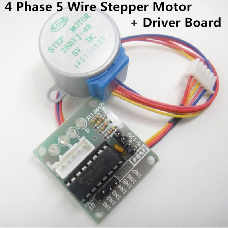 Плата драйвера шагового двигателя ULN2003 + 5 В 4-фазный проводов