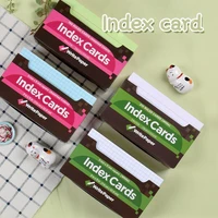 1 set note cards thick paper easy to carry assorted color study index card index cards for students