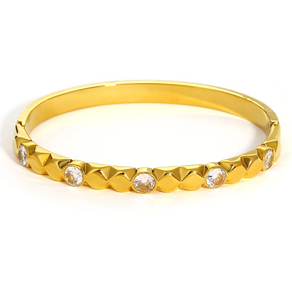 Минималистичный браслет для женщин и девушек золотого цвета