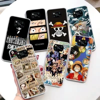 anime one piece logo coque phone case for xiaomi mi 11 lite 11i 11t 10t 9t 12 pro 10 9 8 12x 6x 5x ultra soft cover shell