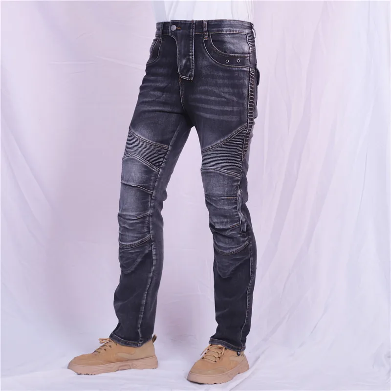 Мотоциклетные джинсы Amekaji Kevlar мотоциклетные штаны для отдыха и езды на мотоцикле