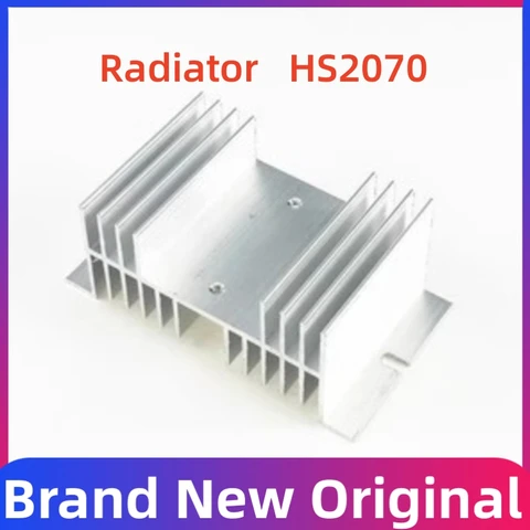 Алюминиевый радиатор HS2070, основа для радиатора для однофазного твердотельного реле DA AA DD SSR 10A 15A 20A 25A 40A