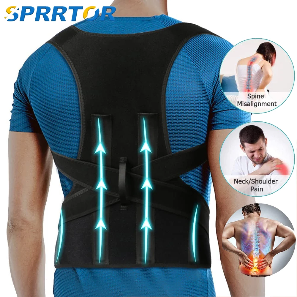 

Back Brace Posture Corrector for Women and Men Back Lumbar Support Shoulder Posture Support for Improve Posture Provide