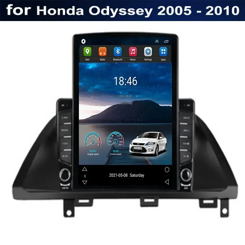 9 7 &quotAndroid 13 для Honda Odyssey 2005 2006 2007 2008 2009 2010 Тип Tesla Автомобильный радиоприемник