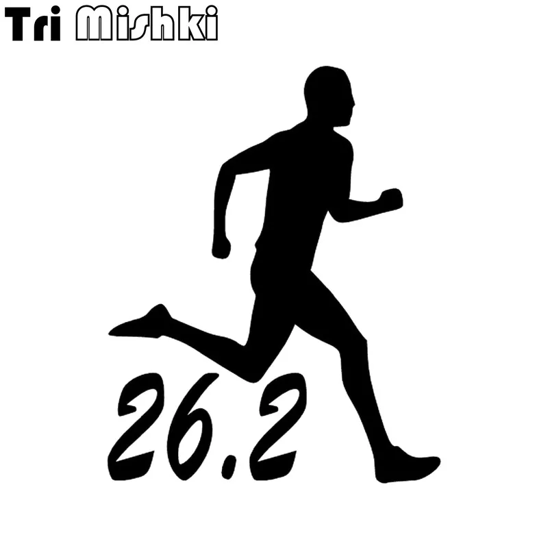 Три мишки H1562 26 2 миль марафон бегун Автомобильная Наклейка Виниловые наклейки на
