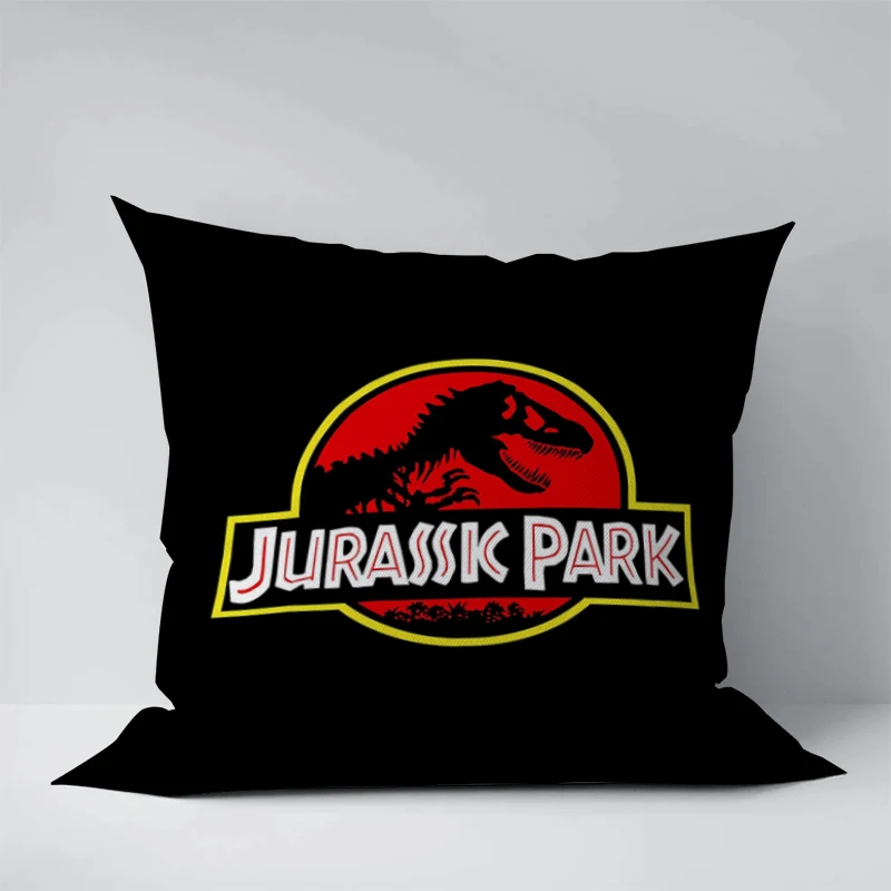

Pillowcases for Pillows 45x45 Jurassic Park Throw Pillow Covers Decorative Cushion Cover Short Plush Pillowcase Cushions Sofa