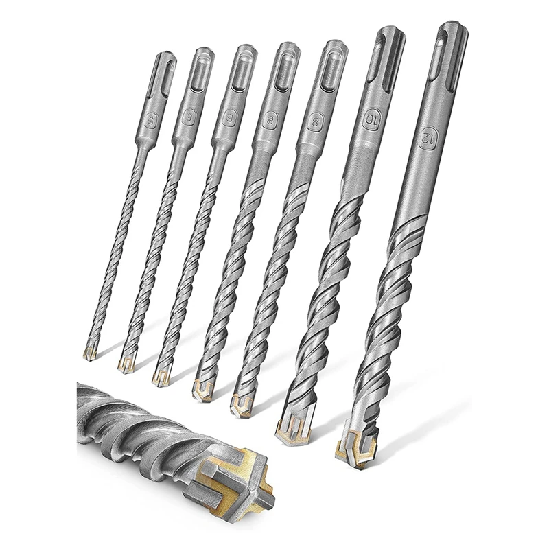 

Набор сверл для каменной кладки-набор сверл для бетона набор сверл с 4-х режущими кромками диаметр 5-12x160 мм набор сверл