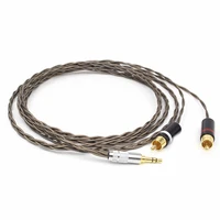 audiocrast hifi 3 5mm stereo to 2 rca male cable odin siver plated 3 5mm to double rca male audio aux cable