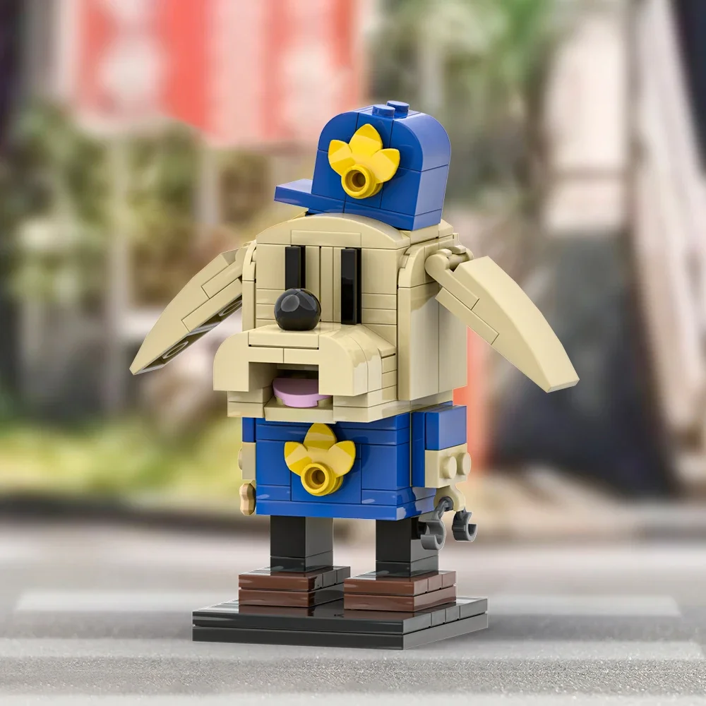 BuildMoc Детективная собака из блоков