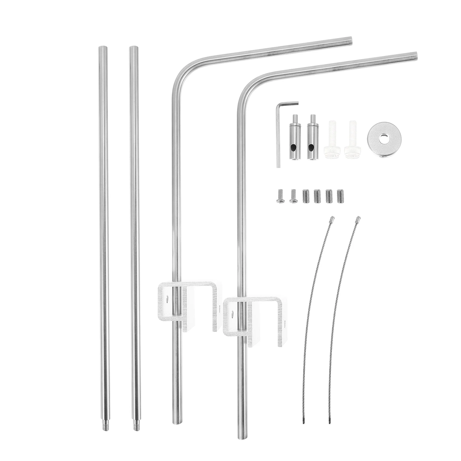 

1Set Practical Aquarium Light Rack Universal Fish Tank Hanging Bracket Silver