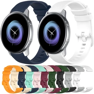 Sports Silicone Strap For Samsung Galaxy Watch Classic 4 3 42/46mm 40/44mm 41/45mm Band S3 Active 2 20mm 22mm Bracelet Wristband