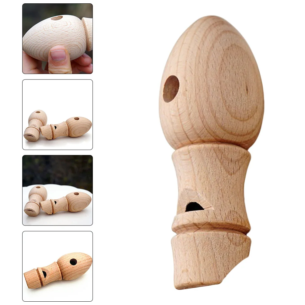 

Wooden Whistle Kids Supply Portable Adorable Children Train Toy Wear-resistant Outdoor Play Toys