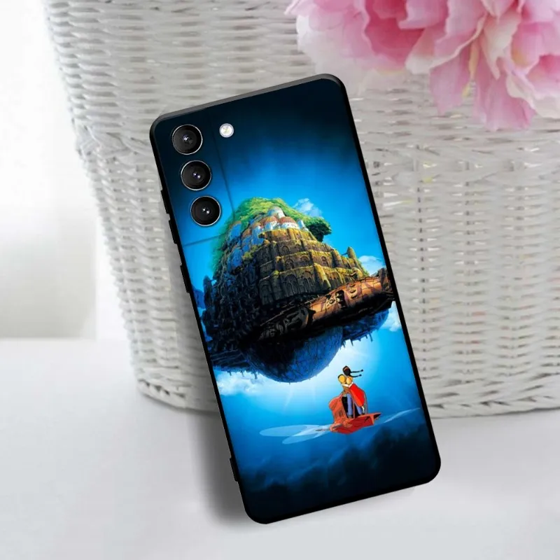 Laputa castle in the sky Phone Case For Samsung Galaxy S20 S21 FE S22 S10 Ultra S9 S8 Samsung Note 20 10 Lite Phone Funda images - 6