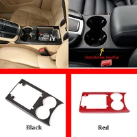 modified central control water cup holder panel real carbon fiber interior decoration accessories for porsche macan 2014 2020