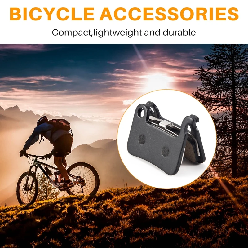 4 пары велосипедных полимерных дисковых тормозных колодок MTB для Shimano Deore M596 M595 M535