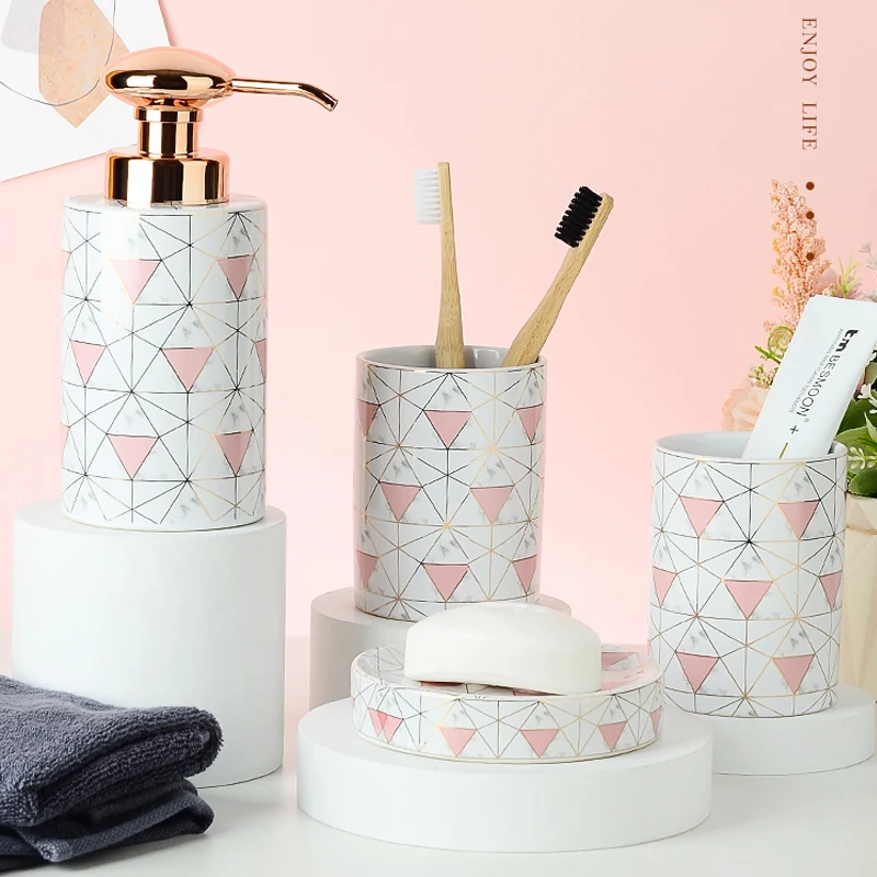

Nordic Bathroom Toiletries Set Home Hotel Mouthwash Cup Couples Toothbrush Cup Toothbrush Toilet Wash Cup Bathroom Supplies