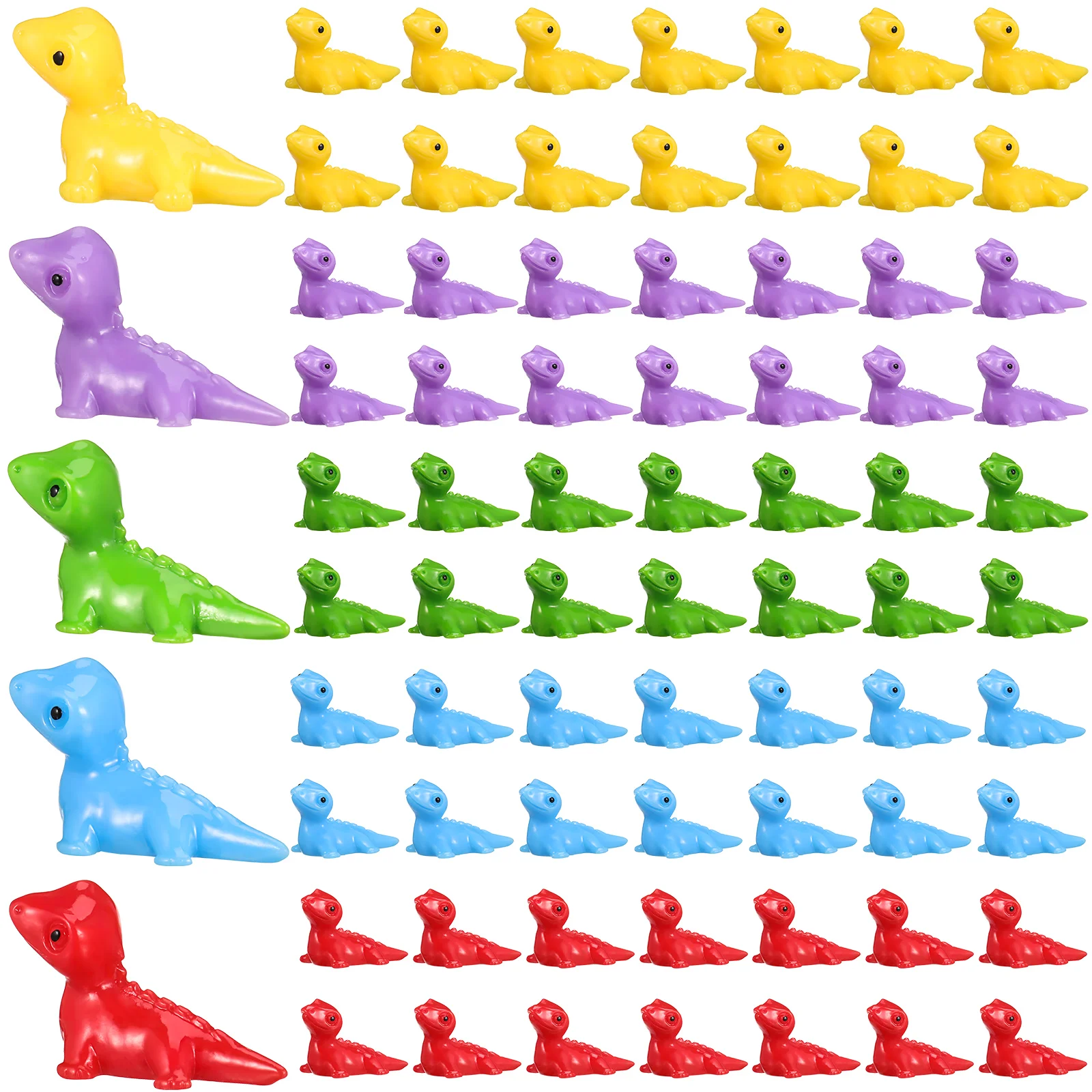 100 шт. мини-фигурки ящериц крошечные скрытые игрушки для домашних животных