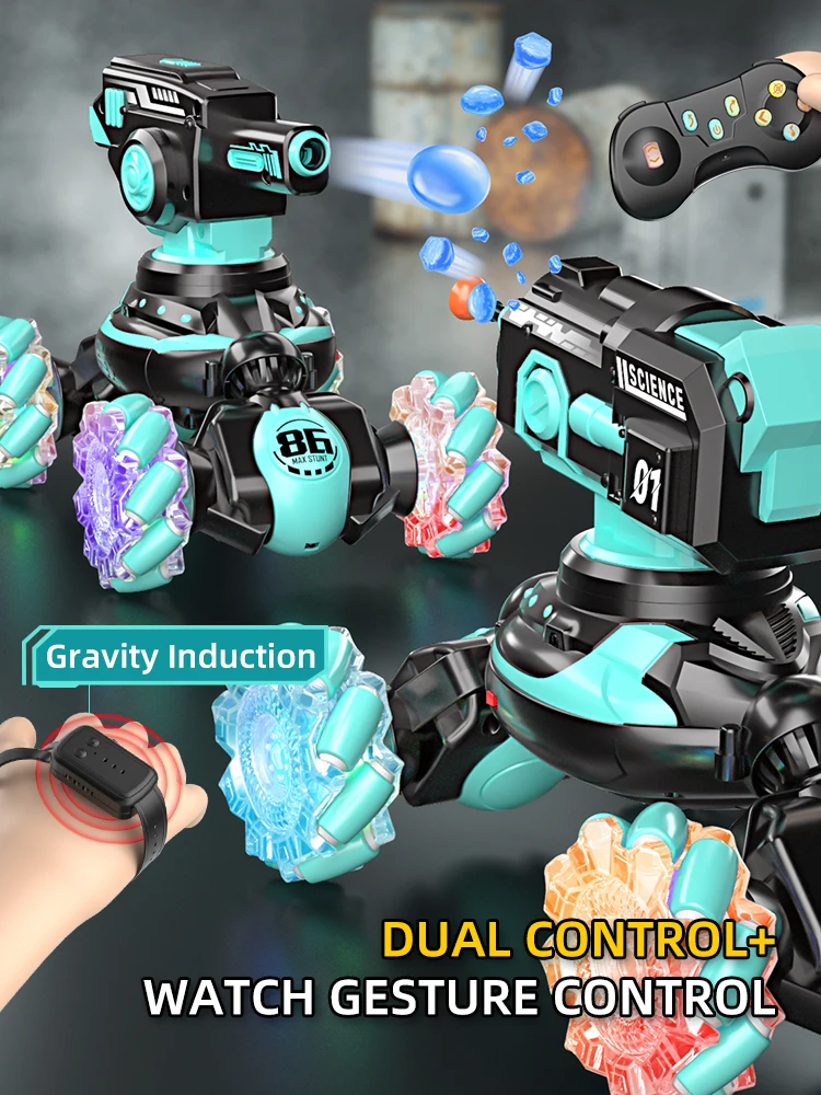 Полноприводные радиоуправляемые танки Дрифт Rc Panzer может запускать водяные бомбы