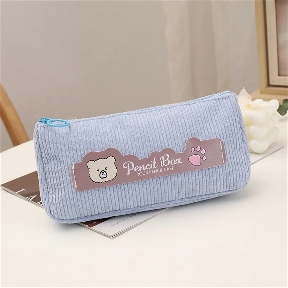 

Fine Workmanship Storage Bag Pencil Case High Color Value High Quality Material Ins Wind Pencil Bag Student Supplies Brand New