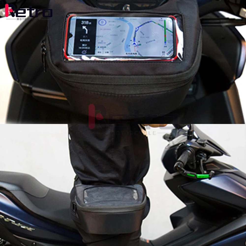 

Сумка на руль мотоцикла, сумка на пояс, сумка для мобильного навигатора для Yamaha XMAX300 XMAX250 XMAX125 X-MAX 300/250/125, водонепроницаемая сумка
