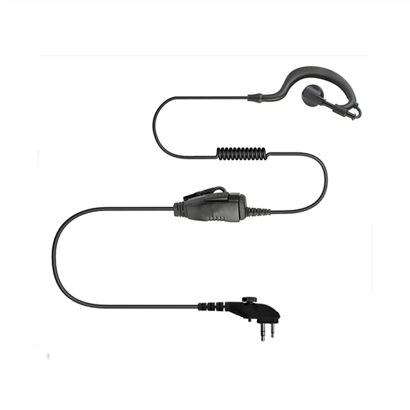 1-Wire Privacy Earhook Earpiece and Microphone, Surveillance Headset, Compatible with HYT Hytera PD502 PD562 BD502 TC-508 and TC