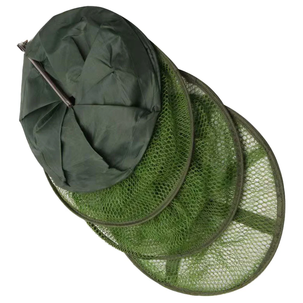 

Fishing Net Bag Reusable Supplies Collapsible Stainless Steel Locating Guard Storage Netting Trout