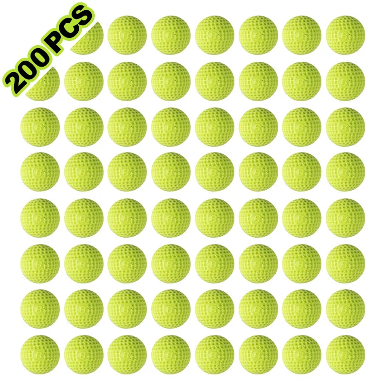

200 Green Bullets Ball for Nerf Rival Zeus Apollo Bullets Toys Gun Soft Round Darts for Nerf Rivals Gun Toy Children's Gift