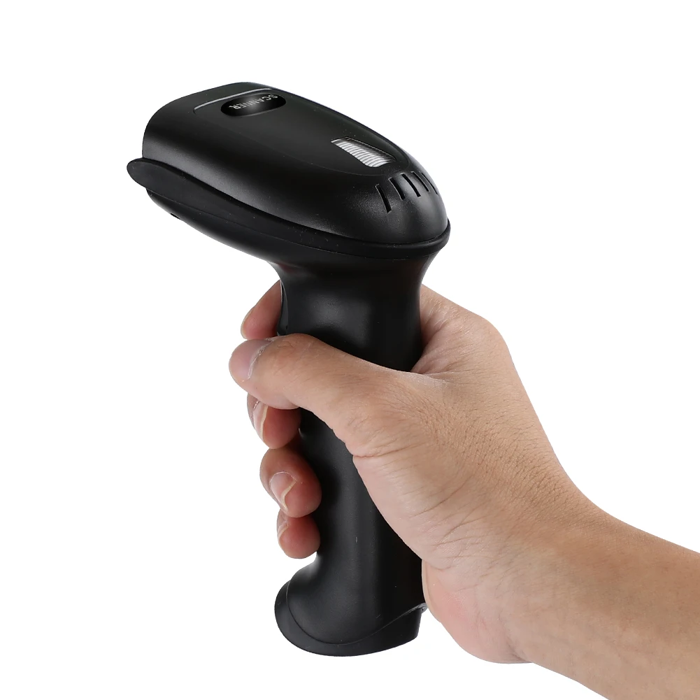 

Evnvn Bluetooth Wireless Barcode Scanner Wall Mountable 2.4G Wireless 1D QR 2D Bar Code Reader CMOS Screen Scanning PDF417 Data