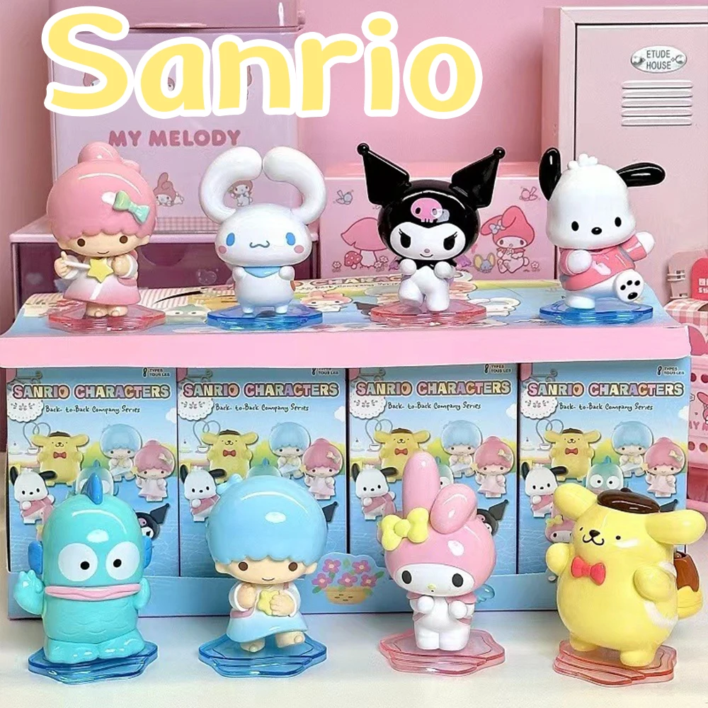 

Sanrio рюкзак Бадди серия персонажи глухая коробка мультфильм детские игрушки Коллекционная модель Kawaii кукла Kuromi почтовые подарки сюрприз