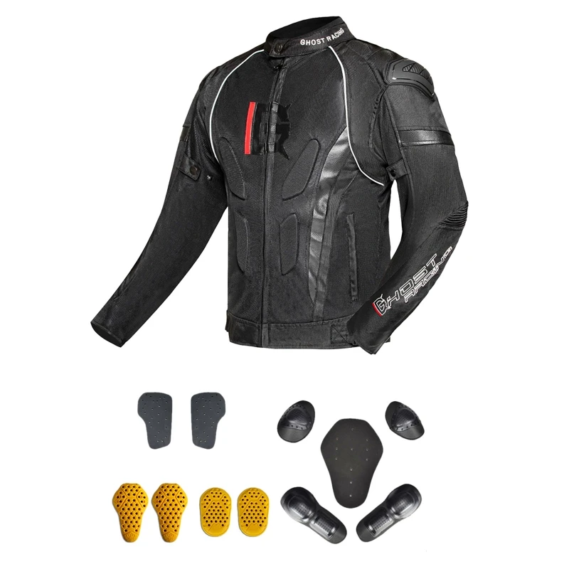 Motorcycle Jacket For Men Motorbike Biker Riding Jacket Breathable Armored Waterproof Breathable M-4XL enlarge