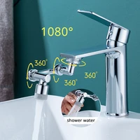 universal 1080%c2%b0 rotation faucet aerator splash filter kitchen tap extend water nozzle faucet adaptor faucets bubbler 2 mode