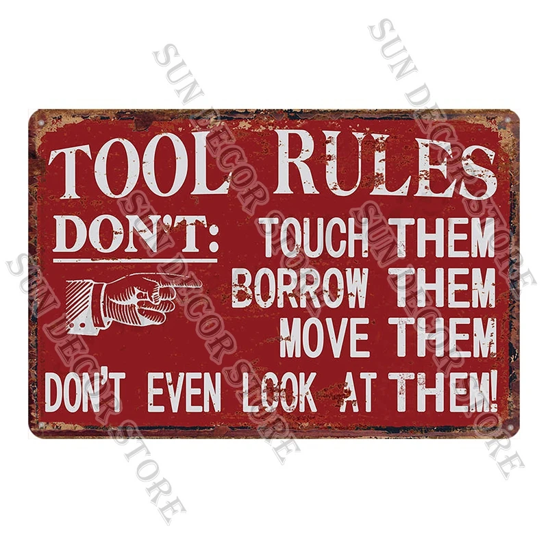 Настенный декор для вечерние ни ресторана металлическая табличка |