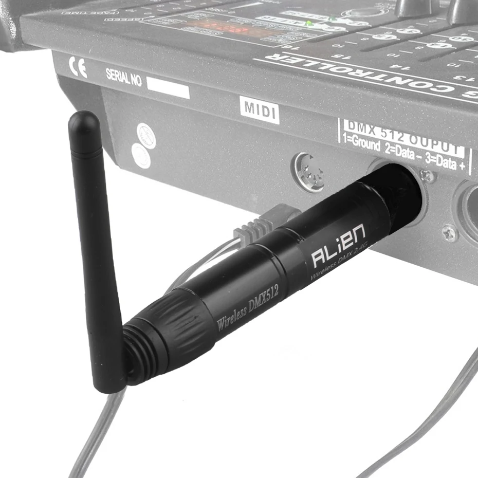 Беспроводной контроллер ALIEN 5 Pin DIN 2 4G ISM DMX 512 DFI приемник XLR-передатчик для