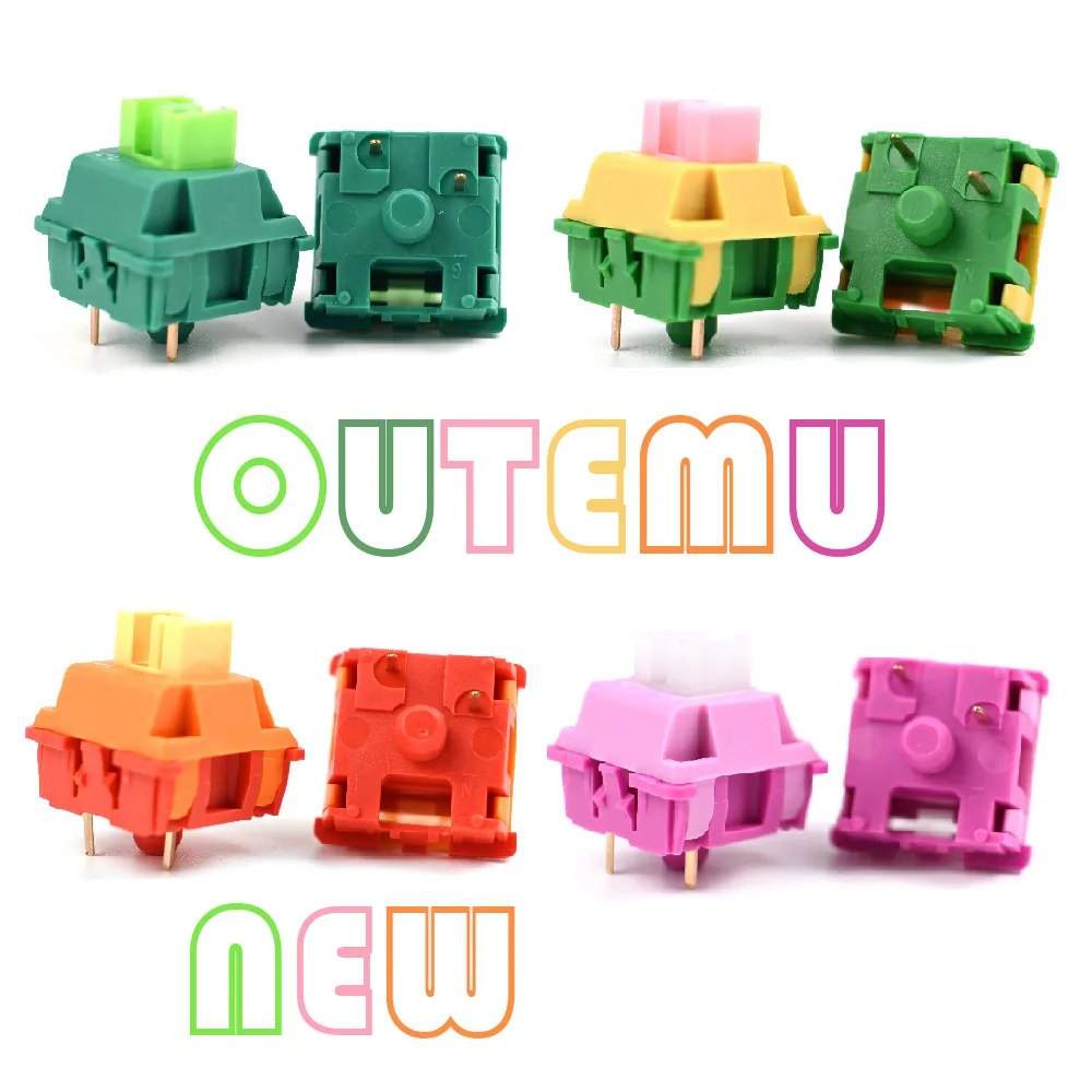 

Outemu Switches Mechanical Keyboard Switch 3Pin Lubed Four Seasons Series Linear Tactile Clicky Custom Gaming DIY MX Switches